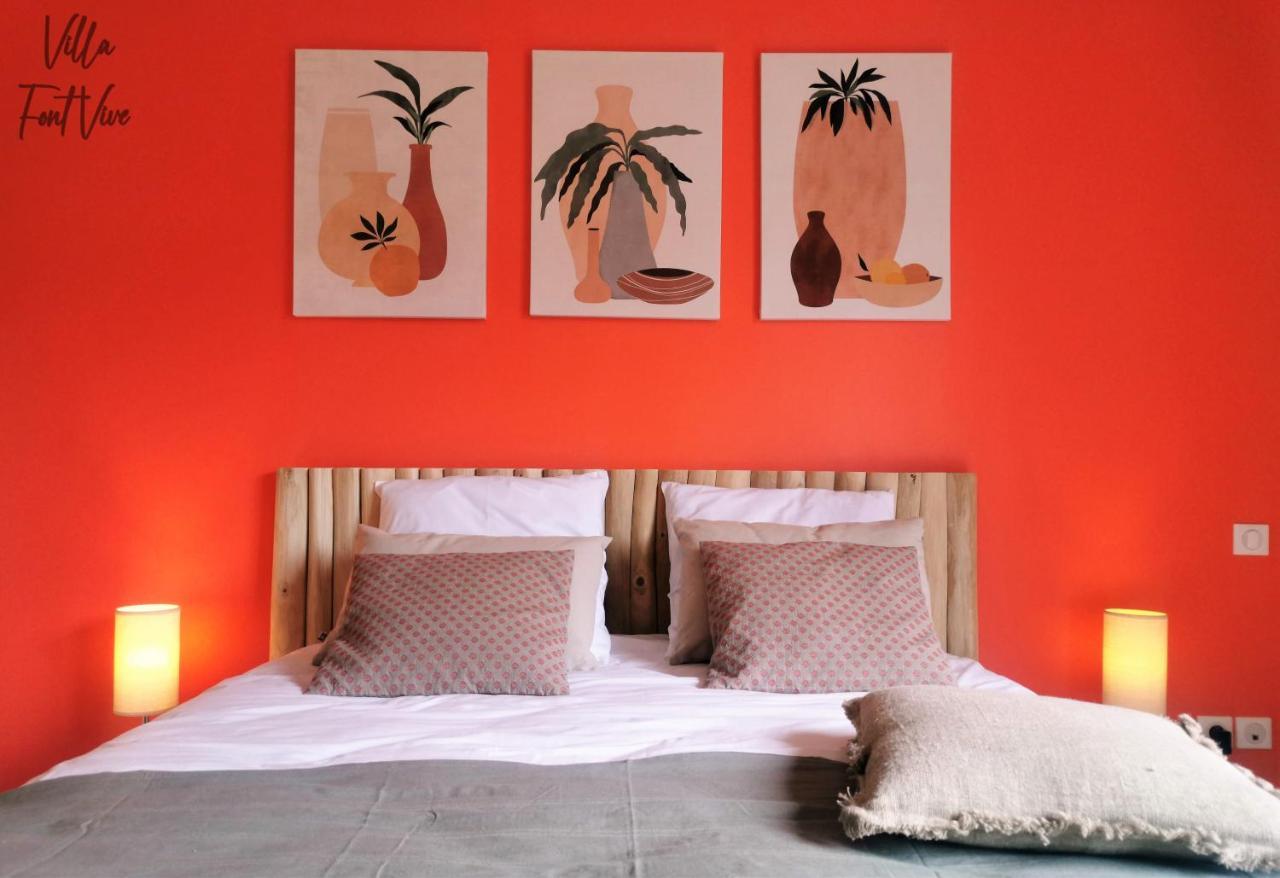 Villa Font Vive - Chambres D'Hotes Eco-Labellisees Avec Cuisine - Confort, Calme Et Vue Exceptionnels ! Grospierres Esterno foto