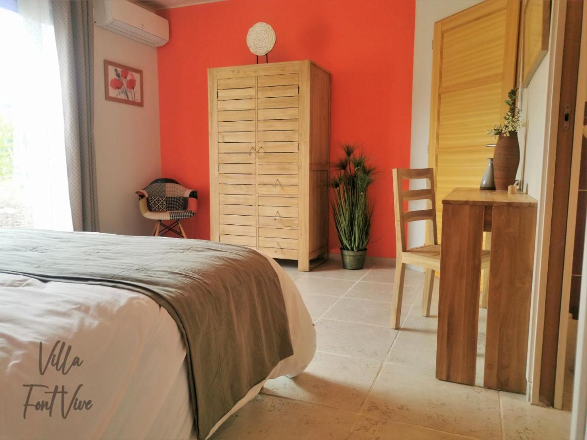 Villa Font Vive - Chambres D'Hotes Eco-Labellisees Avec Cuisine - Confort, Calme Et Vue Exceptionnels ! Grospierres Esterno foto