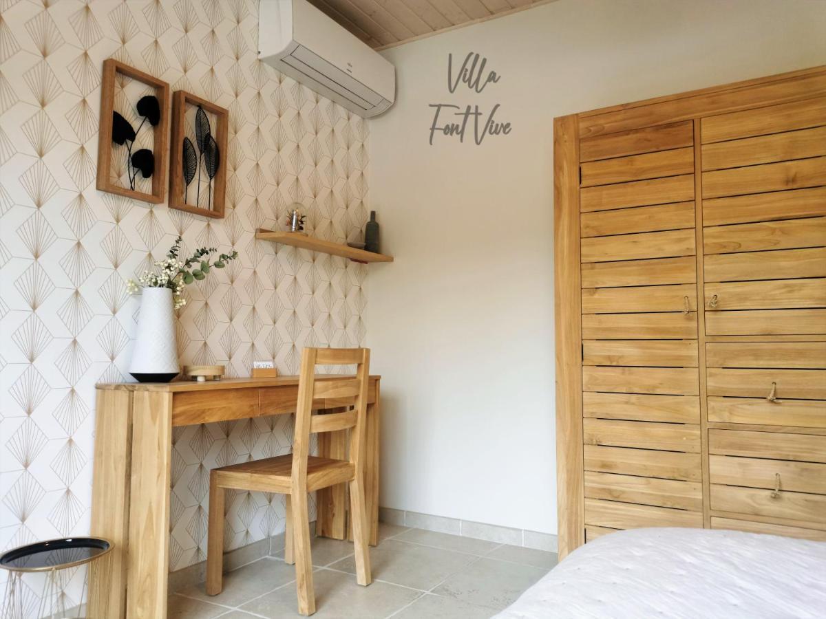 Villa Font Vive - Chambres D'Hotes Eco-Labellisees Avec Cuisine - Confort, Calme Et Vue Exceptionnels ! Grospierres Esterno foto