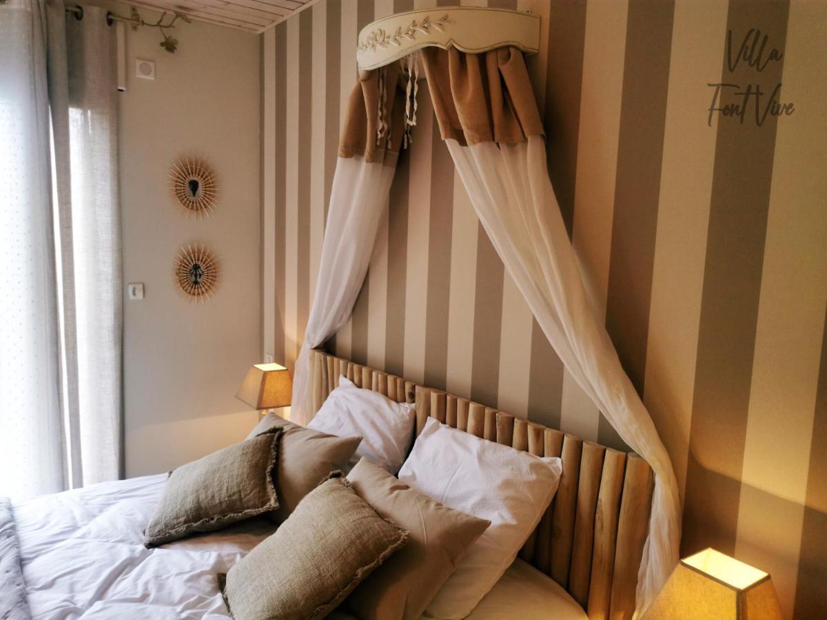 Villa Font Vive - Chambres D'Hotes Eco-Labellisees Avec Cuisine - Confort, Calme Et Vue Exceptionnels ! Grospierres Esterno foto