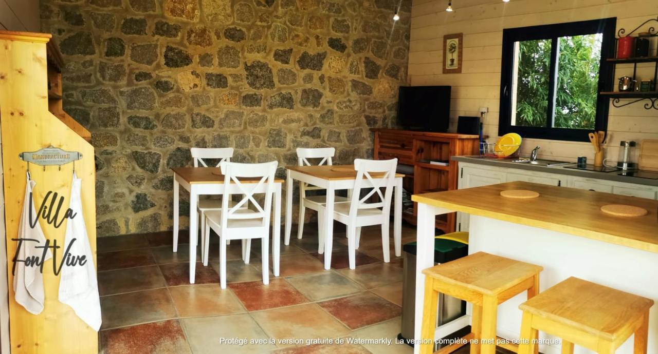 Villa Font Vive - Chambres D'Hotes Eco-Labellisees Avec Cuisine - Confort, Calme Et Vue Exceptionnels ! Grospierres Esterno foto