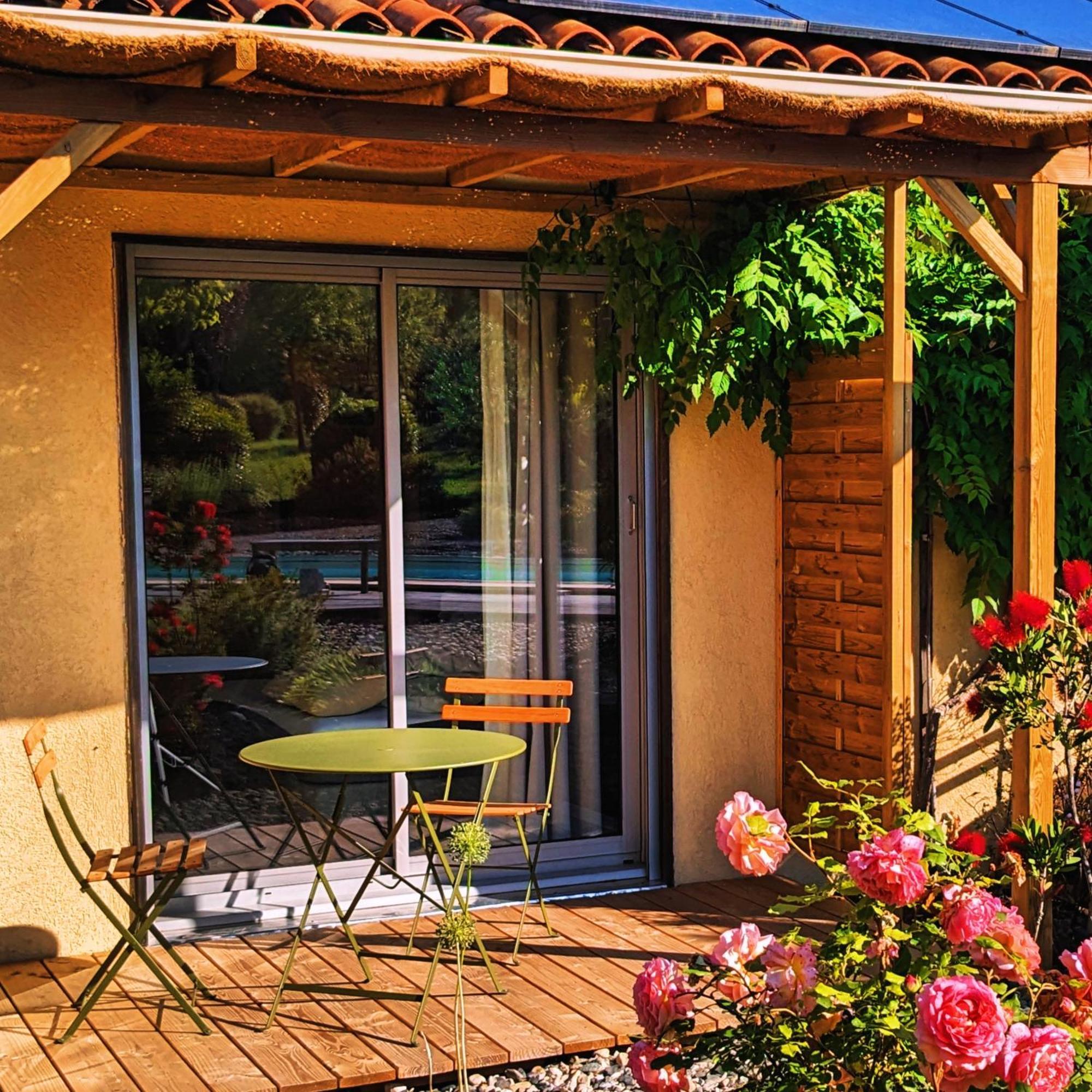 Villa Font Vive - Chambres D'Hotes Eco-Labellisees Avec Cuisine - Confort, Calme Et Vue Exceptionnels ! Grospierres Esterno foto